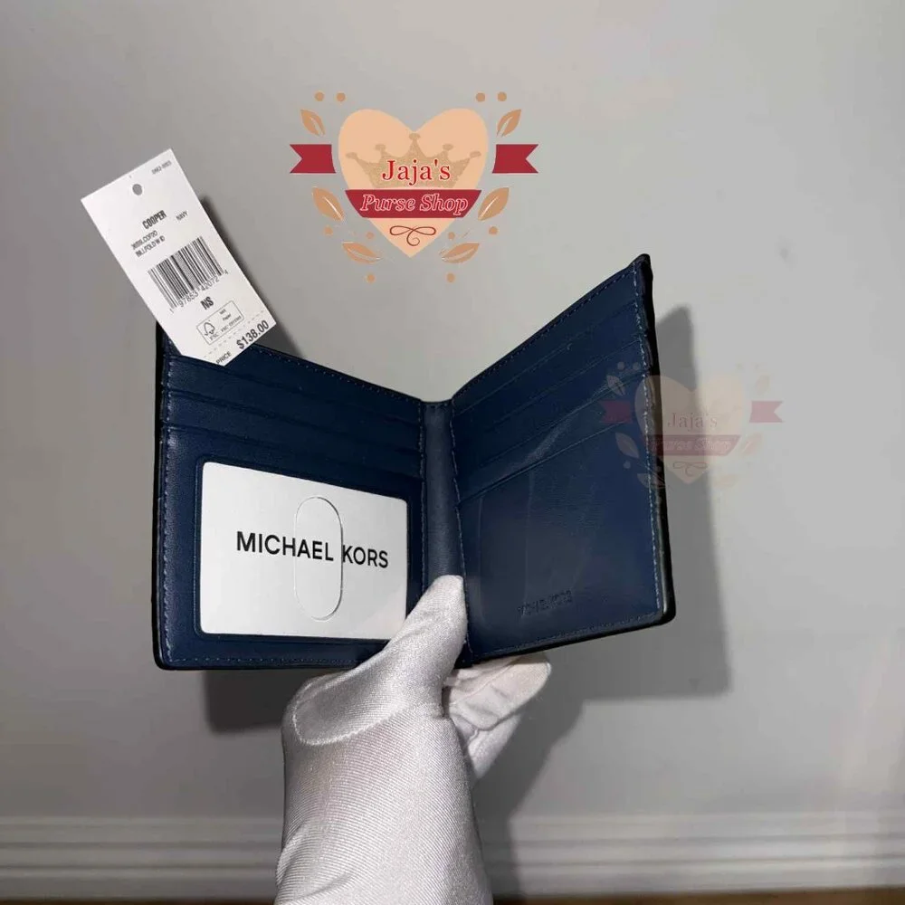 💙Michael Kors Signature Logo Ombre Card ID Wallet Variation💙